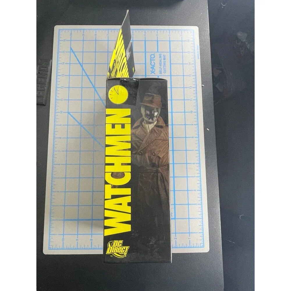 DC Direct Watchmen Rorschach Collector Action Figure Exclusive Variant Unmasked